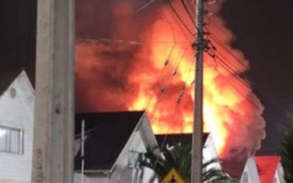Incendio en La Cruz afectó a una familia de seis personas