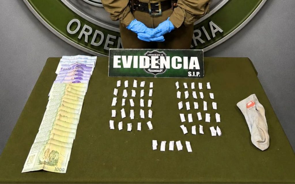 Nueva detención por microtráfico de pasta base en Limache