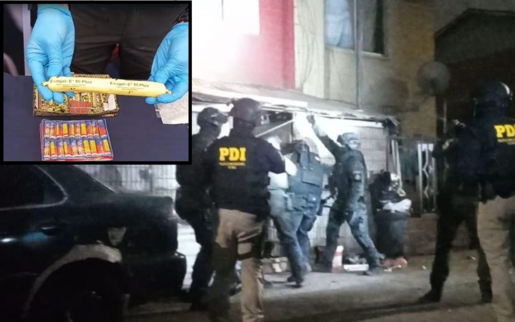 Quillota: Operativo deja 14 detenidos, incautación de drogas, armas y hasta explosivos