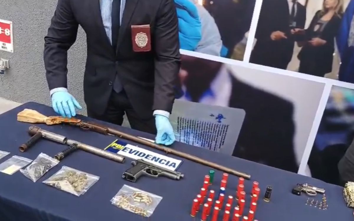 Quillota: Operativo deja 14 detenidos, incautación de drogas, armas y hasta explosivos