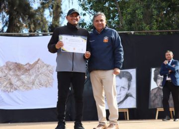 Quillota: Reconocen a "Chupete" Suazo como patrimonio deportivo viviente