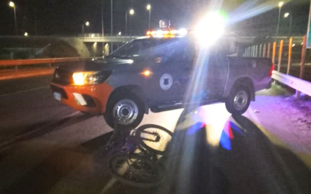Ciclista fue atropellada en Quillota