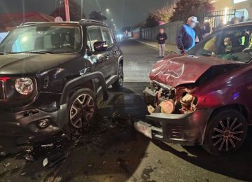 Colisión en La Calera dejó dos personas lesionadas