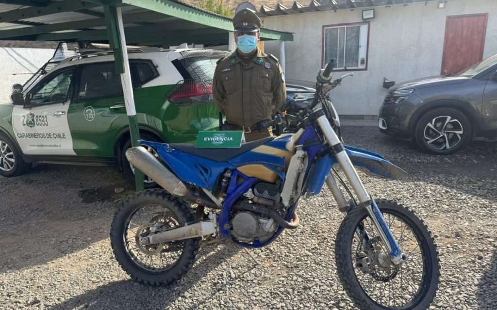 En Petorca encuentran moto robada y se llevan detenido a hombre