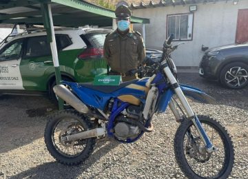 En Petorca encuentran moto robada y se llevan detenido a hombre