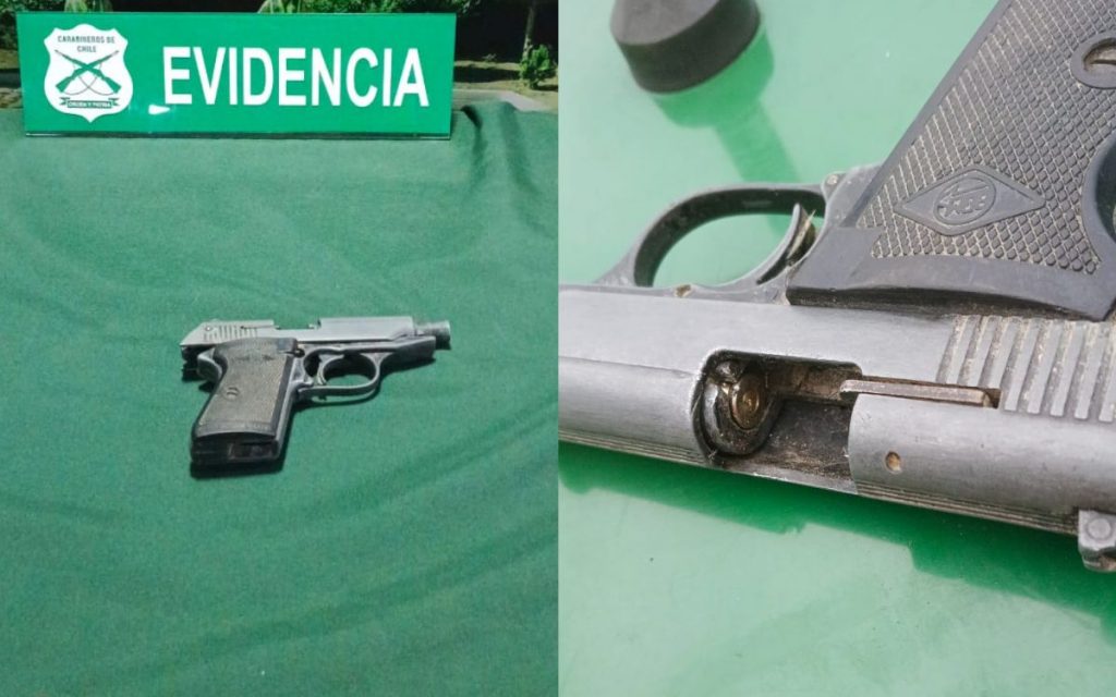 Hijuelas: Ciclista fue sorprendido con arma prohibida en Chile