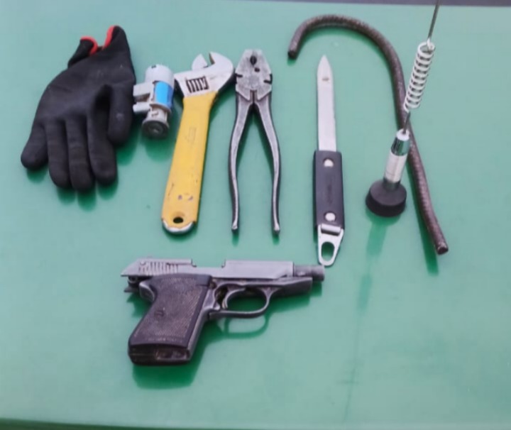 Hijuelas Ciclista fue sorprendido con arma prohibida en Chile