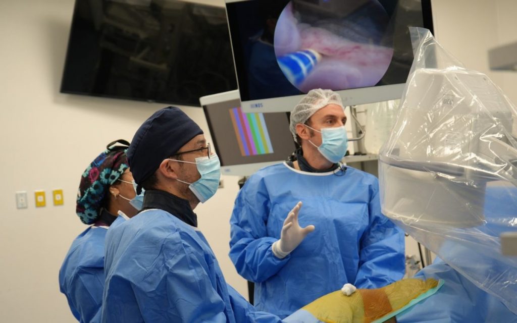 Hospital Biprovincial: 10 pacientes se operaron de cálculos con la ayuda de nuevo software