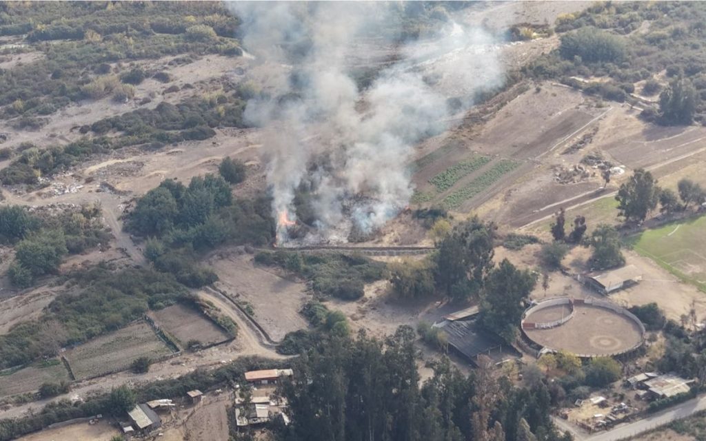 Incendio en La Cruz consumió 2.000 metros cuadrados de vegetación