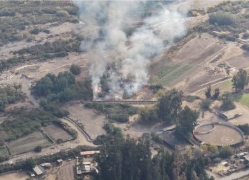 Incendio en La Cruz consumió 2.000 metros cuadrados de vegetación