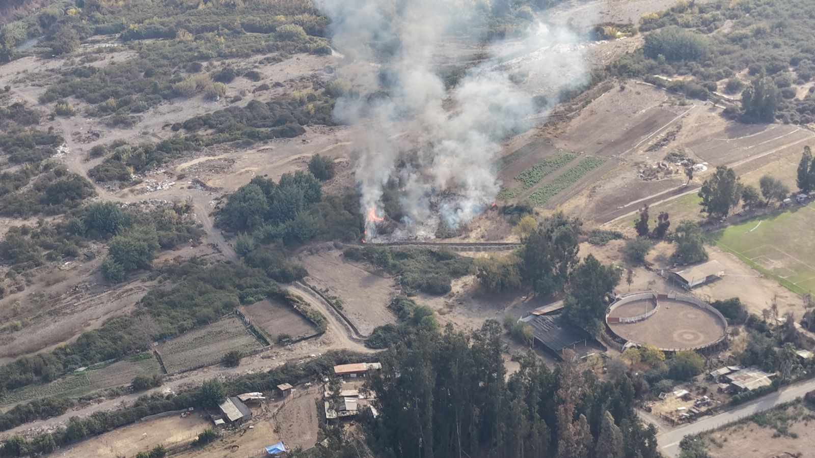 Incendio en La Cruz consumió 2.000 metros cuadrados de vegetación