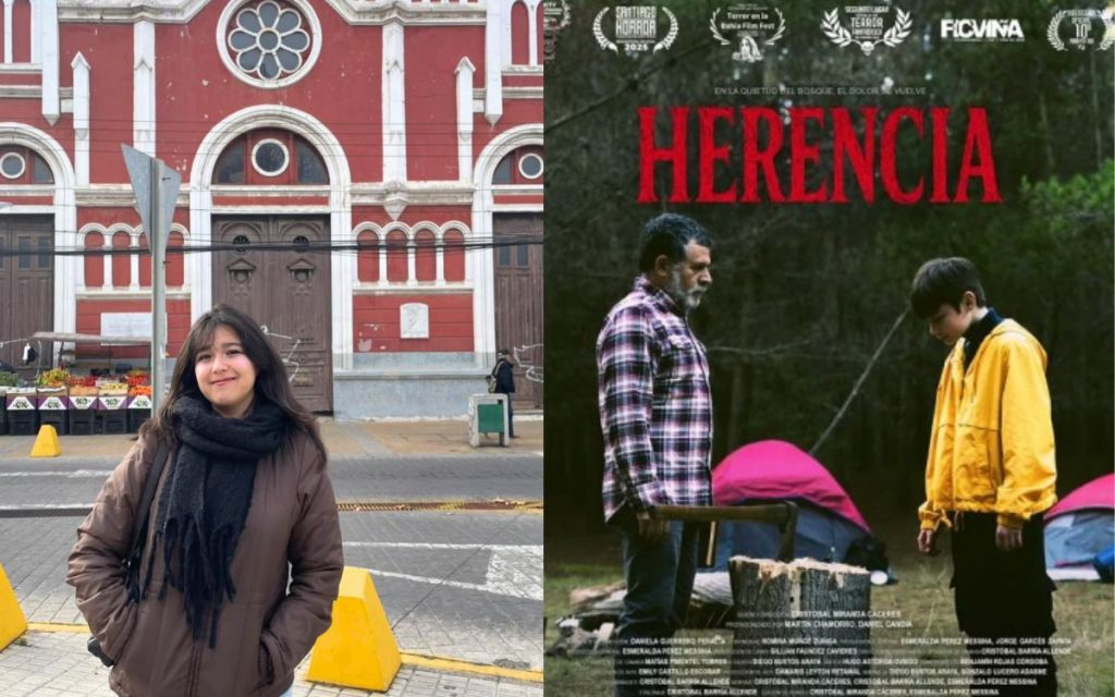 Joven quillotana participó en cortometraje ganador en el Festival de Cine de Lebu