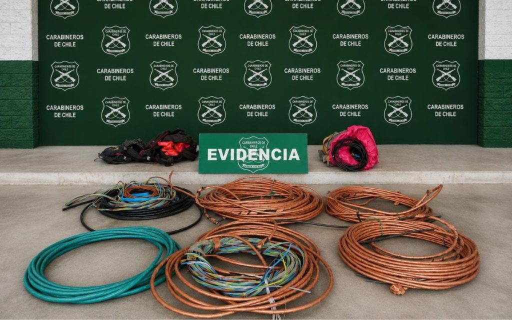 La Ligua: Recuperan 150 metros de cable de cobre robado a minera