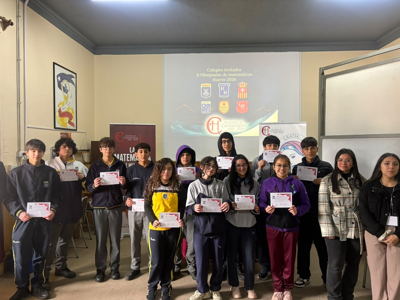 Los ganadores de la Olimpiada intercomunal de Matemáticas del Colegio Huerto