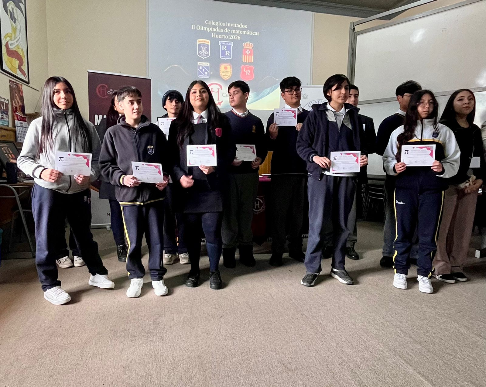 Los ganadores de la Olimpiada intercomunal de Matemáticas del Colegio Huerto
