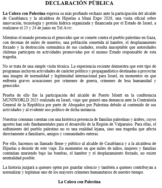 Alcaldes de la Región definen si participan o no en encuentro de municipios en Israel