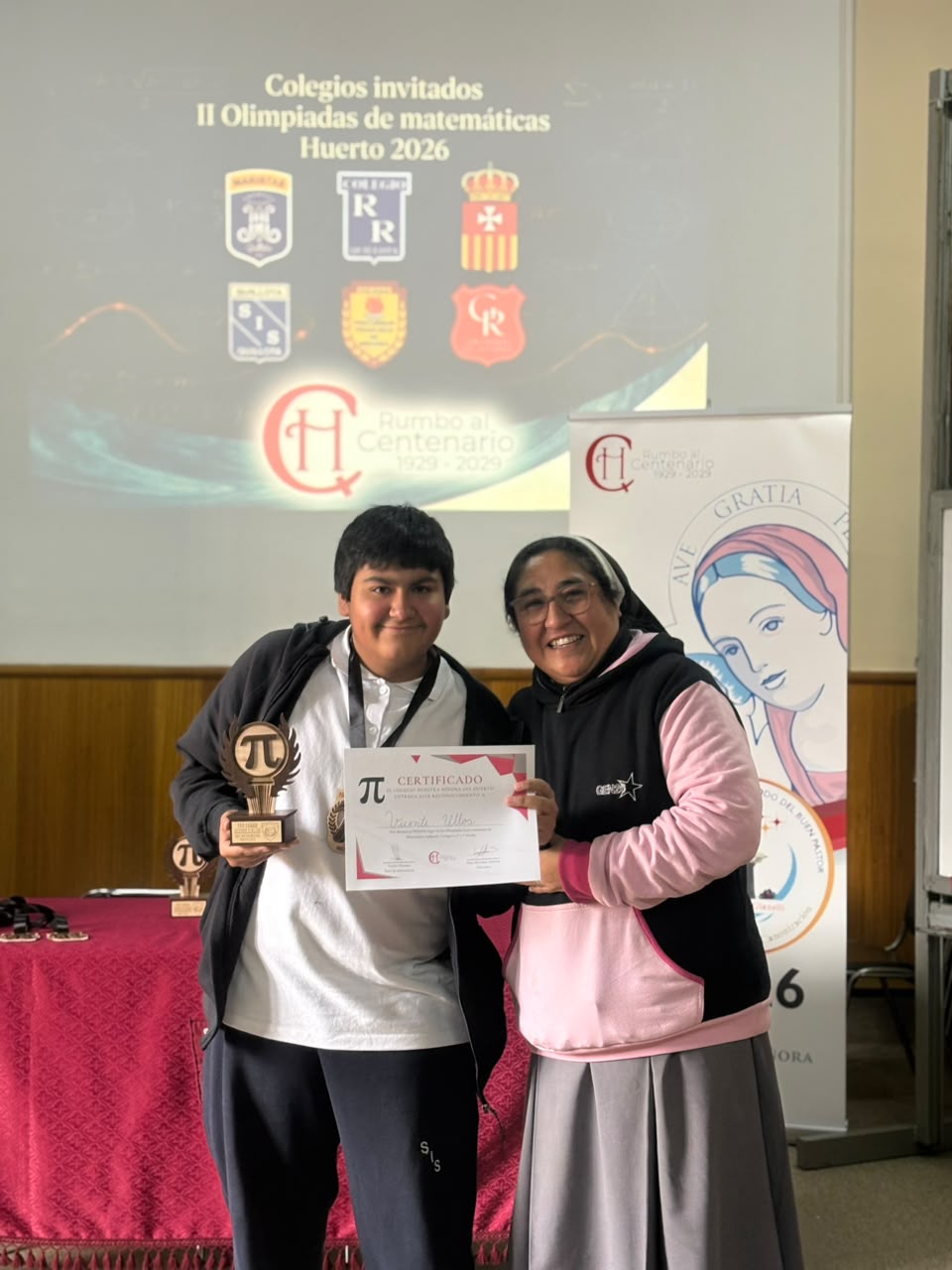 Los ganadores de la Olimpiada intercomunal de Matemáticas del Colegio Huerto