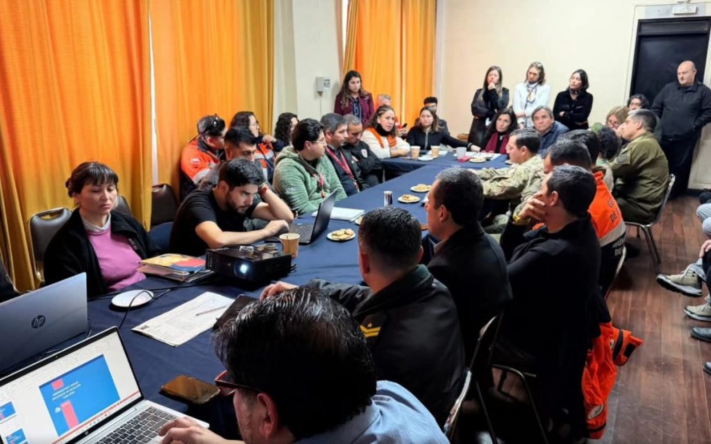 Autoridades analizan la respuesta al sistema frontal en la provincia de Quillota