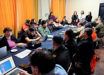 Autoridades analizan la respuesta al sistema frontal en la provincia de Quillota