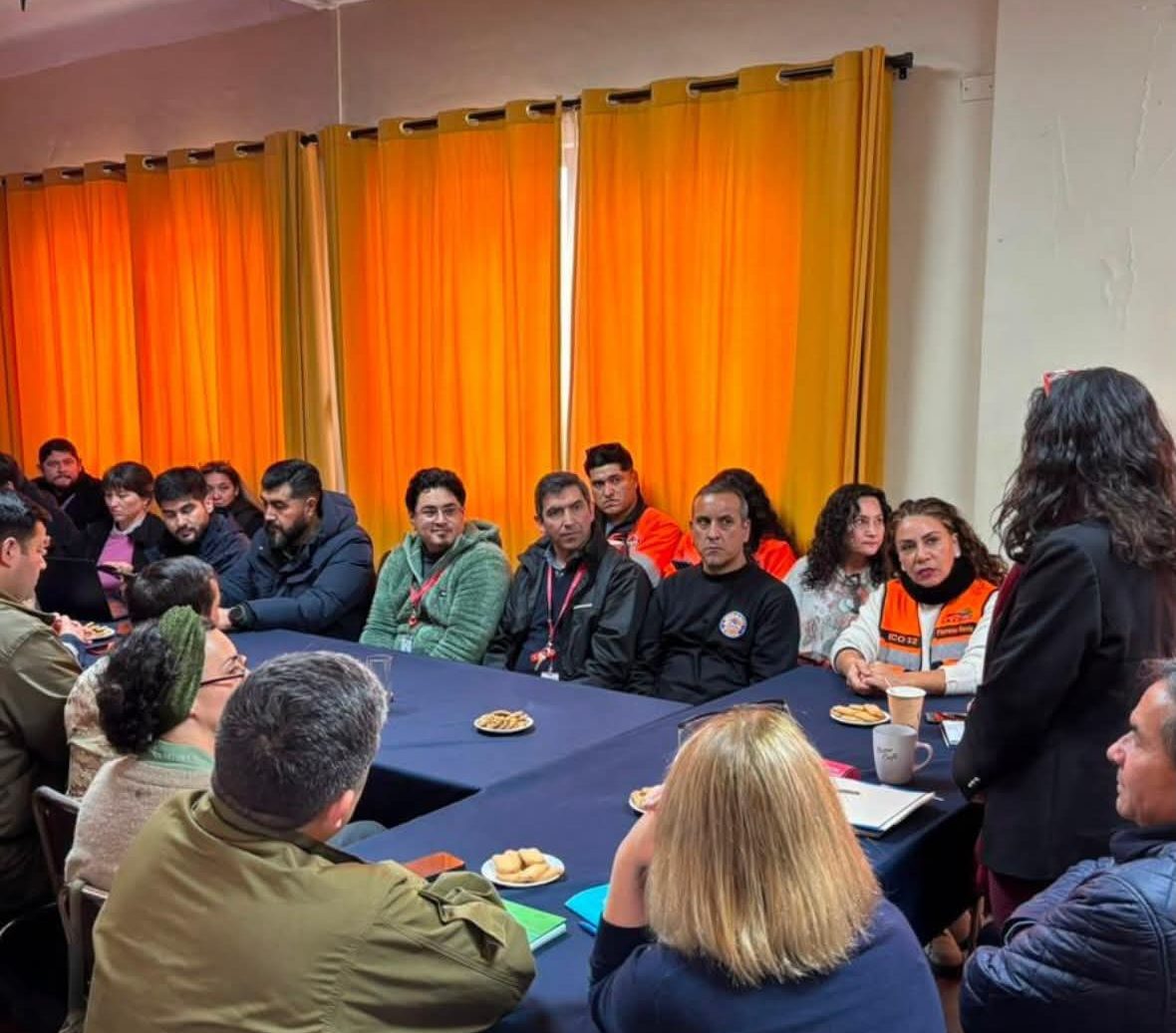Autoridades analizan la respuesta al sistema frontal en la provincia de Quillota