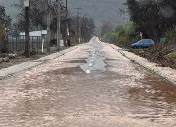 Caminos y rutas cerradas en la provincia de Quillota por el sistema frontal