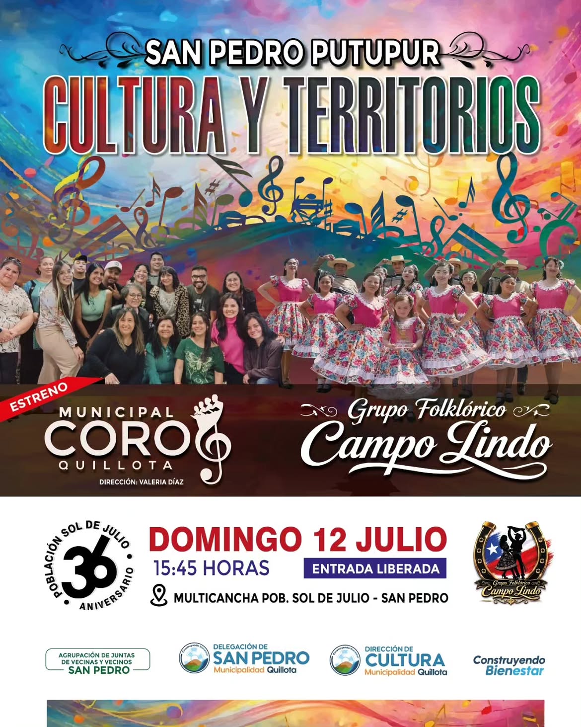 Con panorama artístico celebrarán el aniversario de villa de San Pedro
