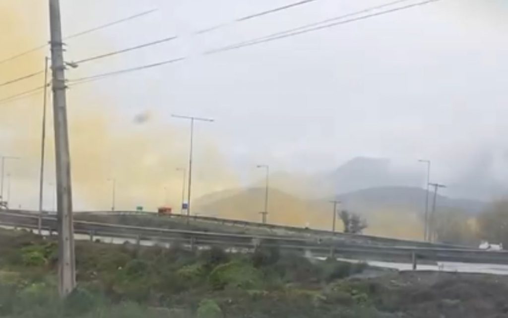 Controlan emergencia química en empresa distribuidora de Hijuelas