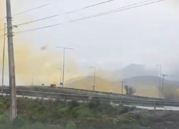 Controlan emergencia química en empresa distribuidora de Hijuelas