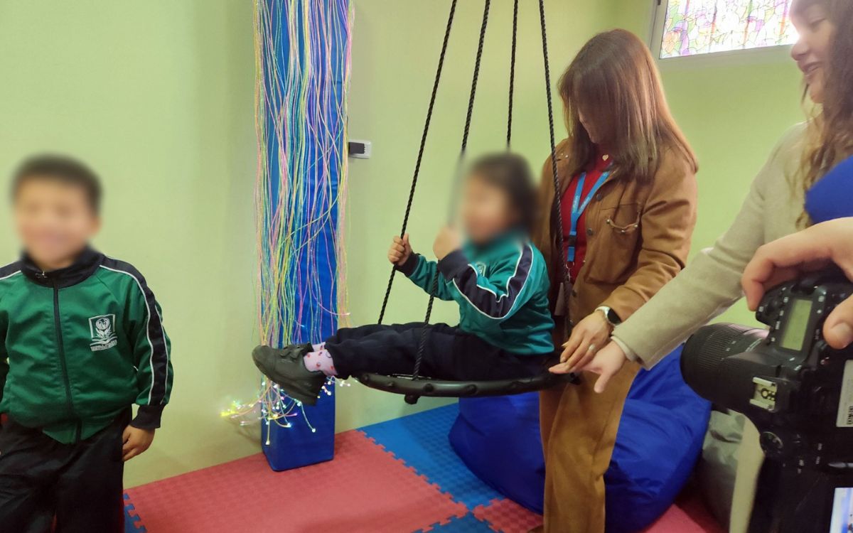 Inauguran Sala de la Calma en la Escuela Nuestro Mundo de Quillota
