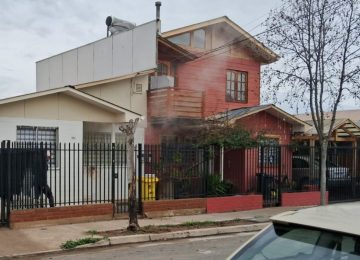 Incendio causó daños en la cocina de una casa en Quillota