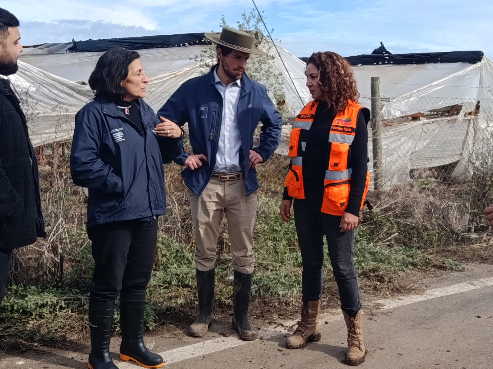 Inspeccionan daños en predios agrícolas de la provincia de Quillota