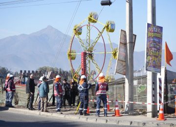 Quillota: Detectan fuga de electricidad hacia terreno donde funciona parque de juegos