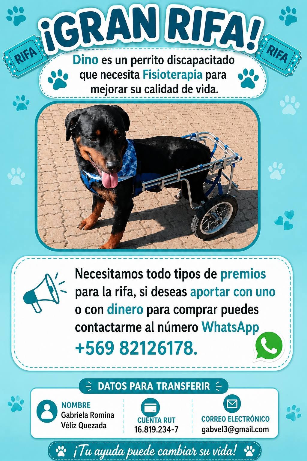 TODOS POR JUAN CARLOS Como Municipalidad de Zapallar invitamos a toda la comunidad a sumarse a esta gran jornada solidaria en apoyo de Juan Carlos Vergara, querido funcionario municipal, quien hoy enfrenta por segunda vez una dura batalla contra el cáncer. 🎉 Disfruta de una entretenida Lotería Bailable, música en vivo, ricos antojitos y un ambiente familiar, donde cada aporte será una muestra de apoyo, cariño y esperanza. 📅 Viernes 10 de julio 🕖 Apertura de puertas: 19:00 horas 📍 Gimnasio de Catapilco Cada asistencia cuenta. Los invitamos a ser parte de esta iniciativa solidaria y demostrar, una vez más, el espíritu de unidad que caracteriza a nuestra comuna.