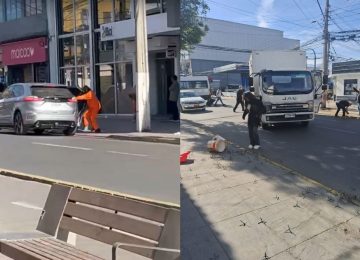 [VIDEO] Sujetos asaltaron sucursal bancaria en La Calera