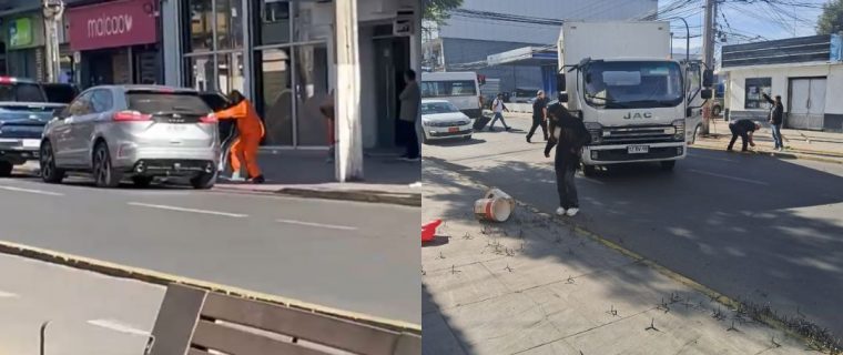 [VIDEO] Sujetos asaltaron sucursal bancaria en La Calera