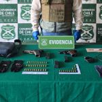 Violento asalto en Los Andes termina con tres detenidos y armas incautadas