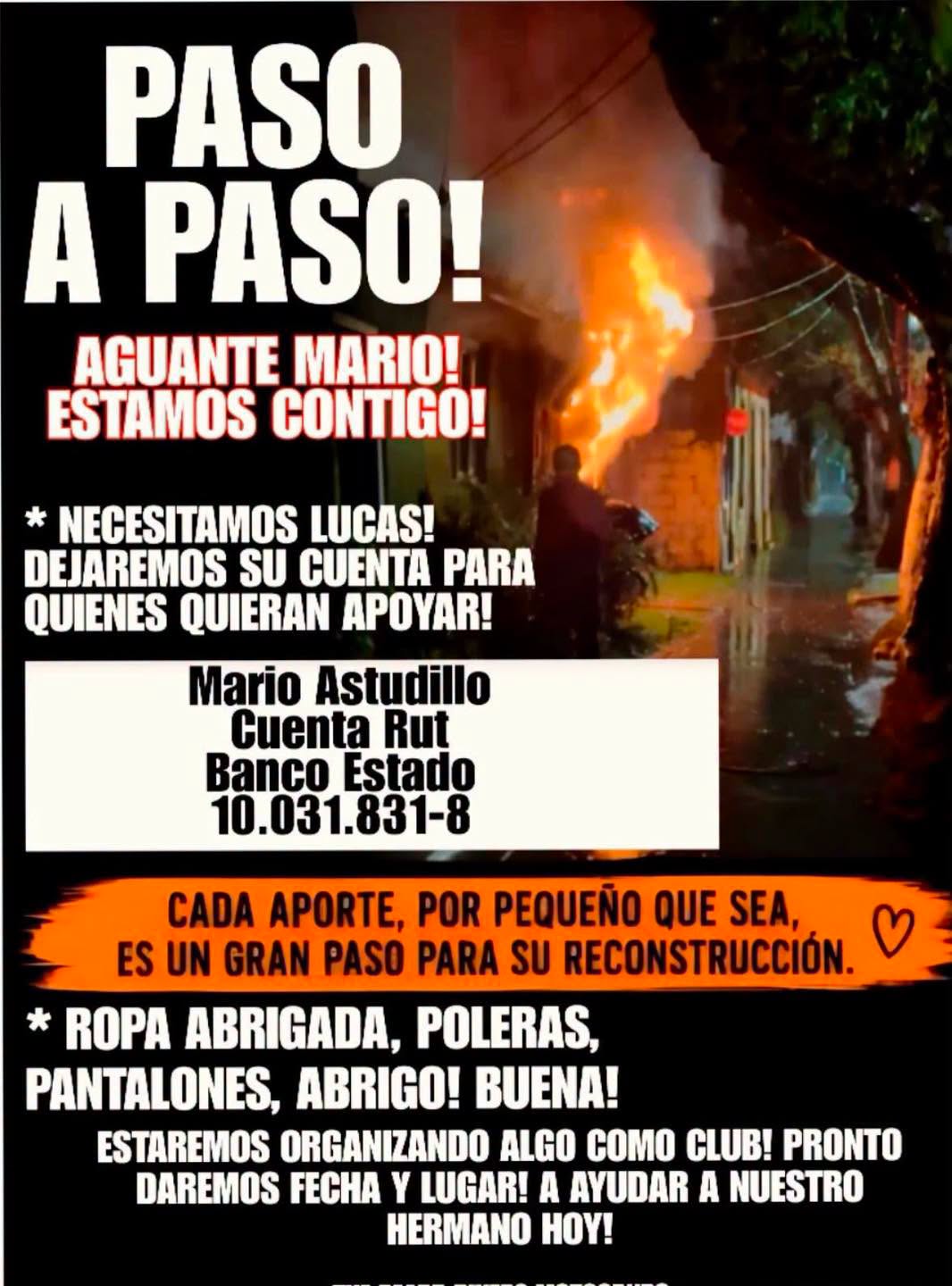 Activan campaña solidaria tras incendio en Hijuelas