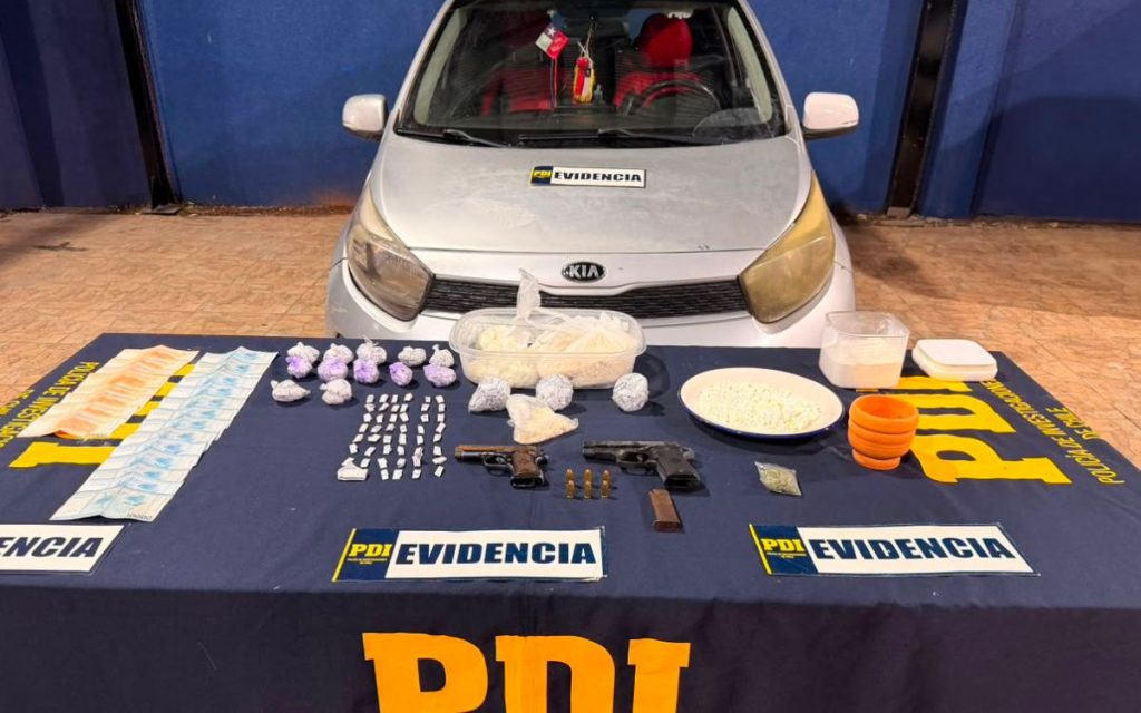 Arrestan a dos personas por microtráfico en Hijuelas