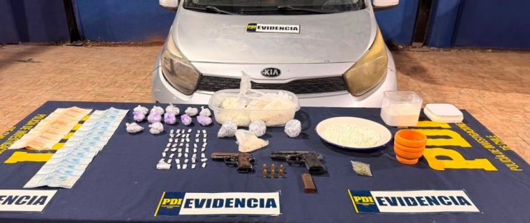 Arrestan a dos personas por microtráfico en Hijuelas