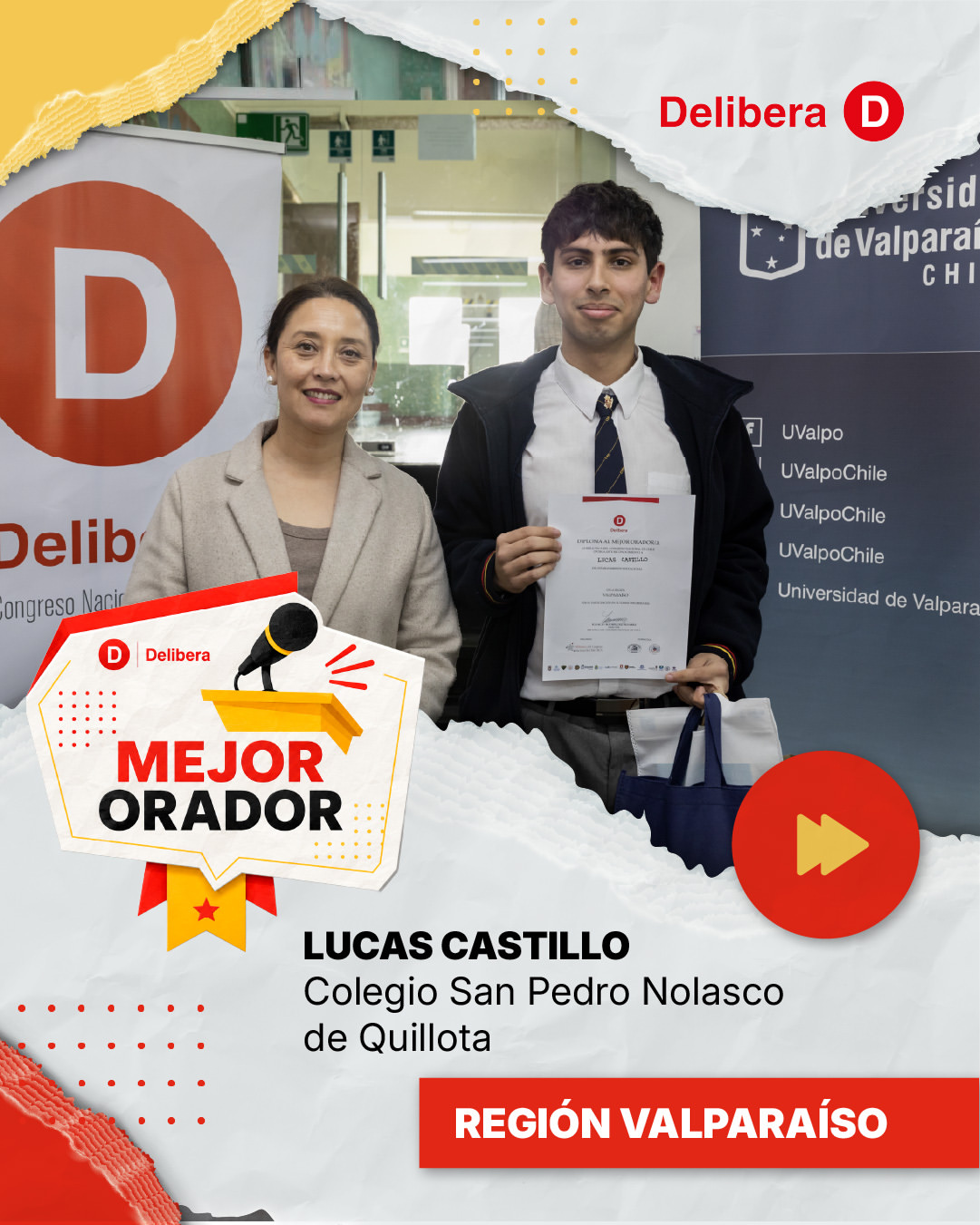 Colegio quillotano logra 2do. lugar regional en torneo de formación cívica