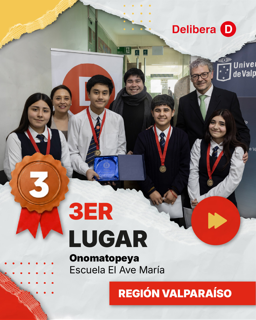Colegio quillotano logra 2do. lugar regional en torneo de formación cívica