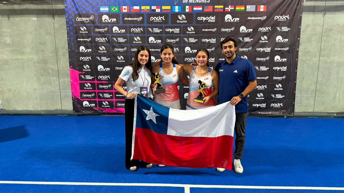 Crucina ganó Panamericano de Pádel en México y competirá en Estados Unidos