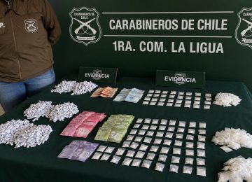Desbaratan punto de tráfico de drogas en La Ligua