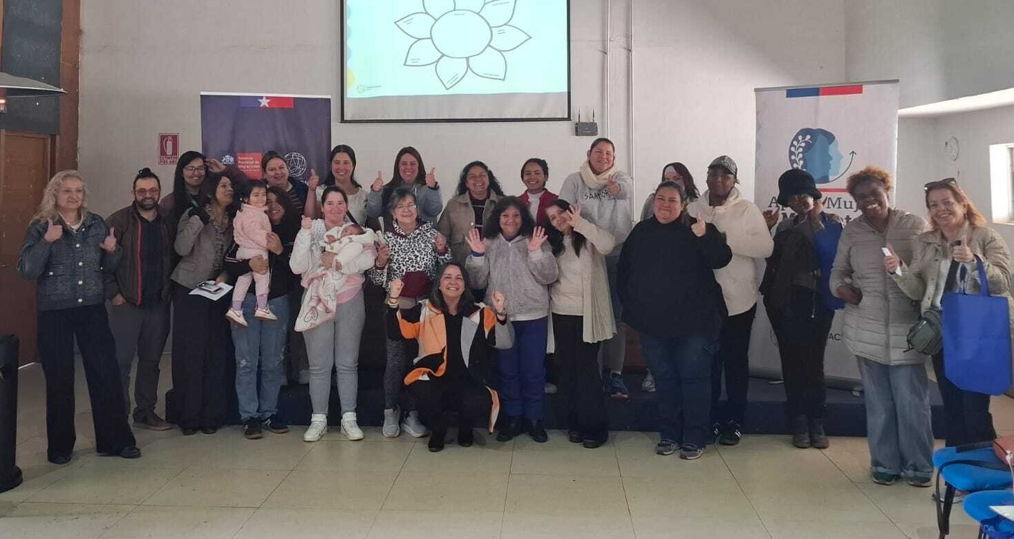Servicio Nacional de Migraciones impulsa apoyo a mujeres y herramientas laborales en Quillota
