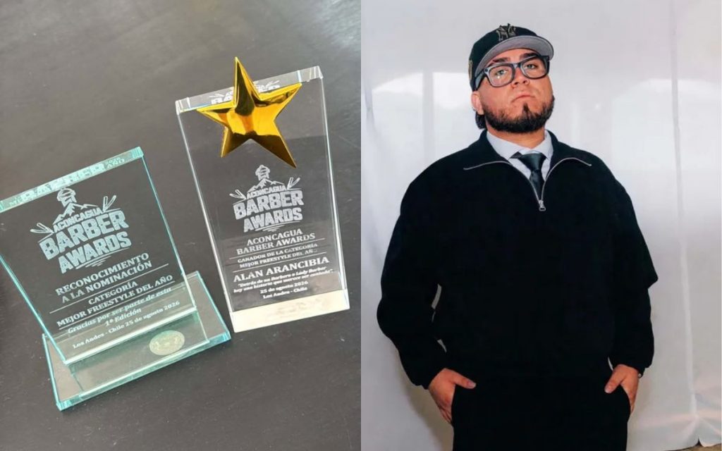 Calerano ganó "Mejor freestyle del año" en concurso nacional de barberos