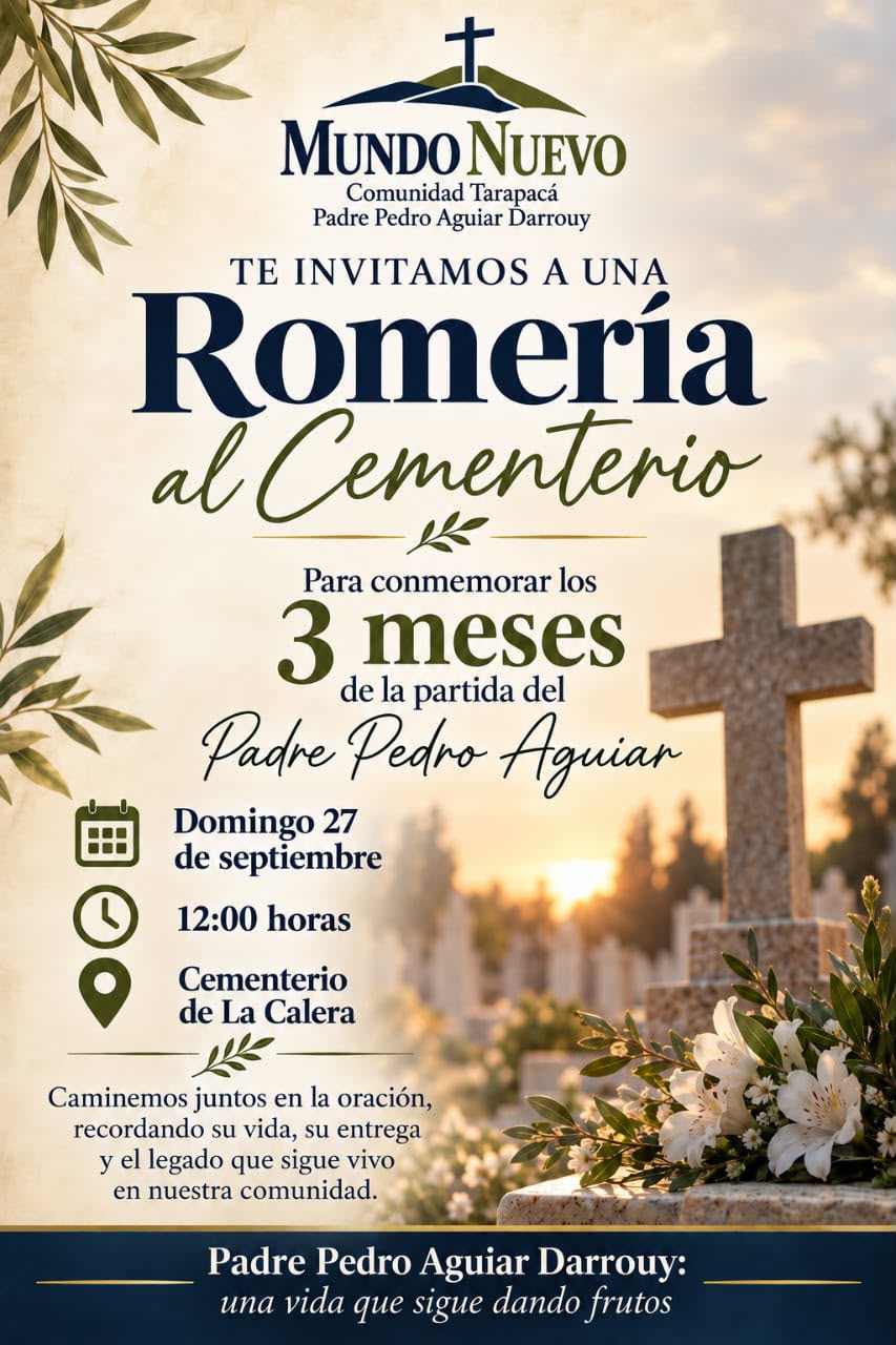 Con romería conmemorarán los tres meses de la muerte del padre Pedro Aguiar