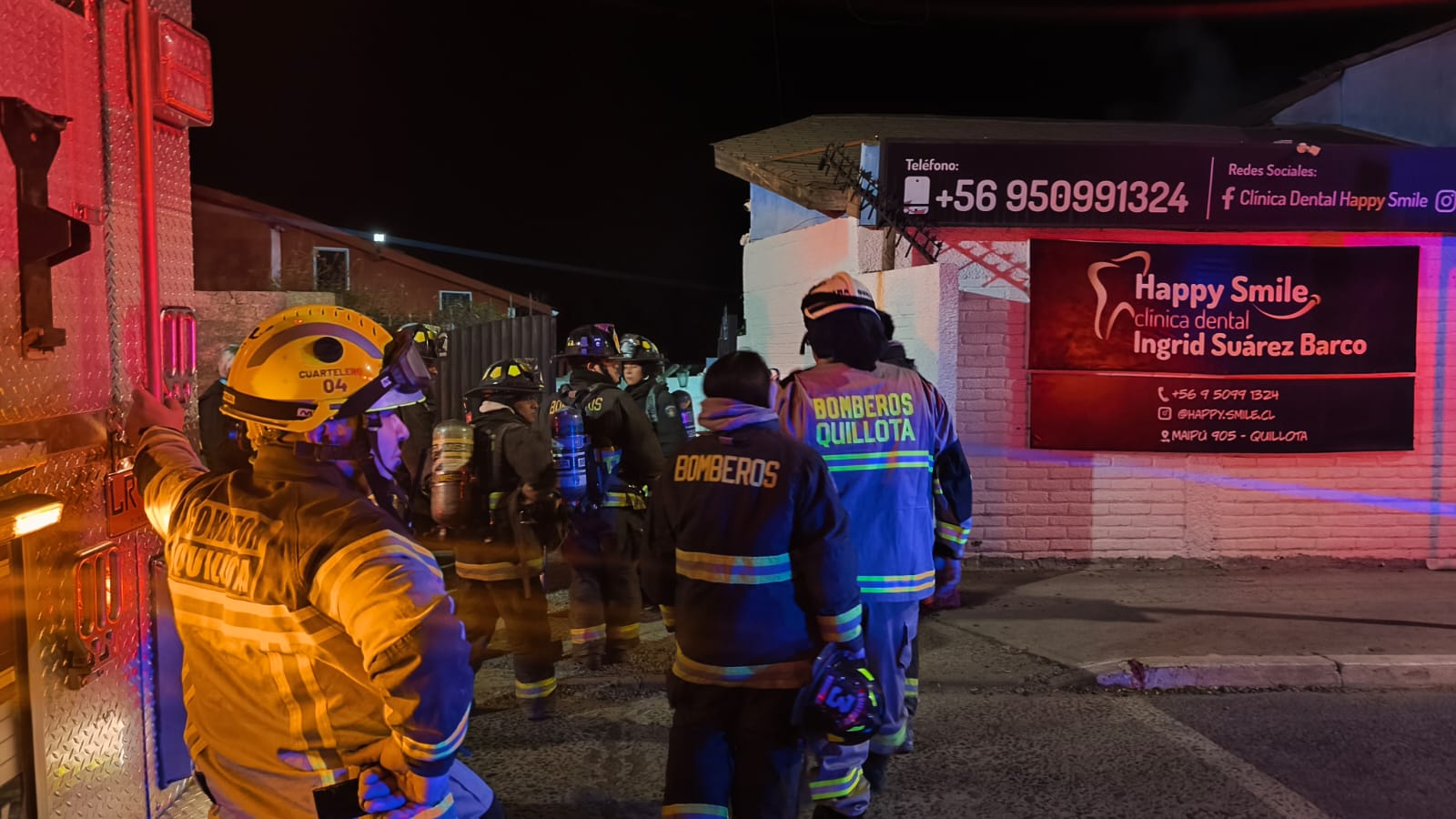 Moradores controlaron amago de incendio en Quillota