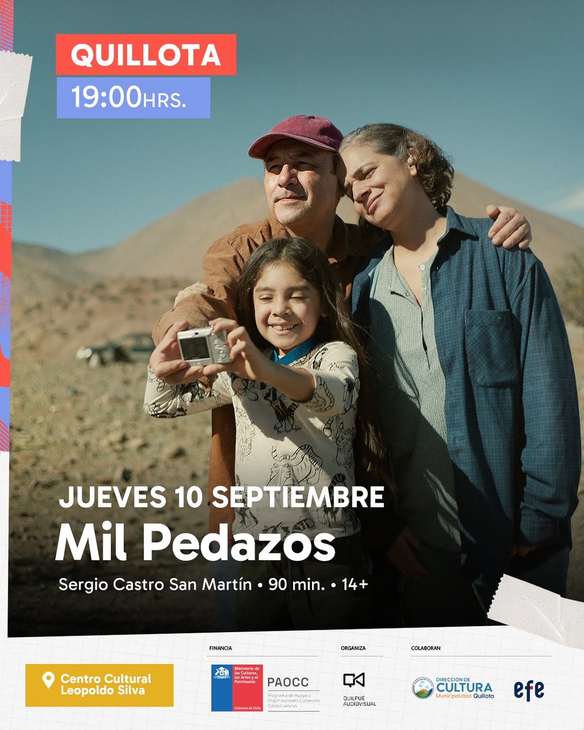 Vuelve a Quillota Mil pedazos, película inspirada en el ermitaño de Las Chilcas