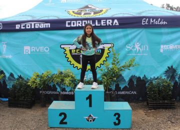 Calerana de 6 años sumó nueva medalla tras ganar carrera de ciclismo