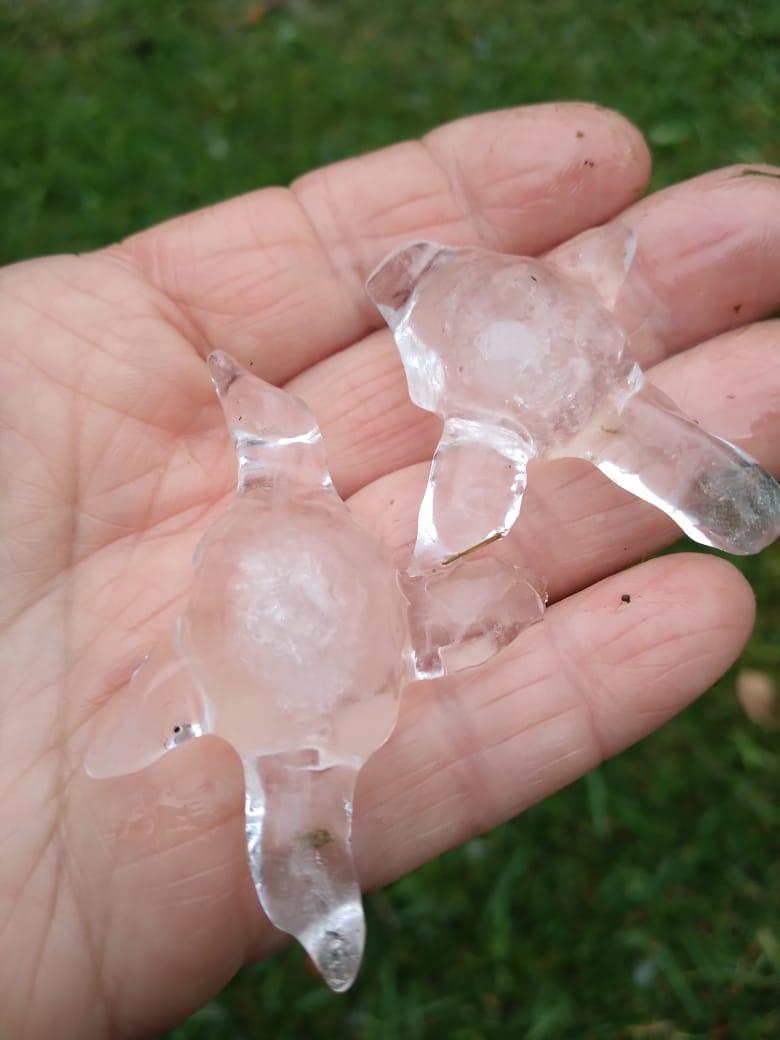 Cortes de luz, anegamientos por la lluvia y granizos en la provincia de Quillota